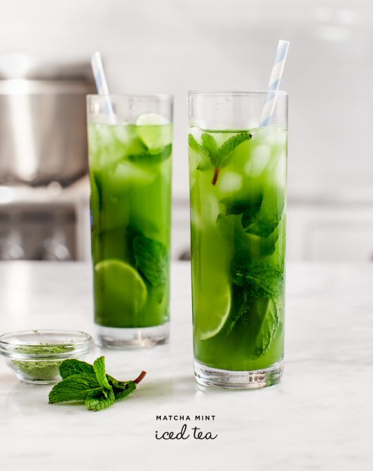 Matcha Mint Ice Tea