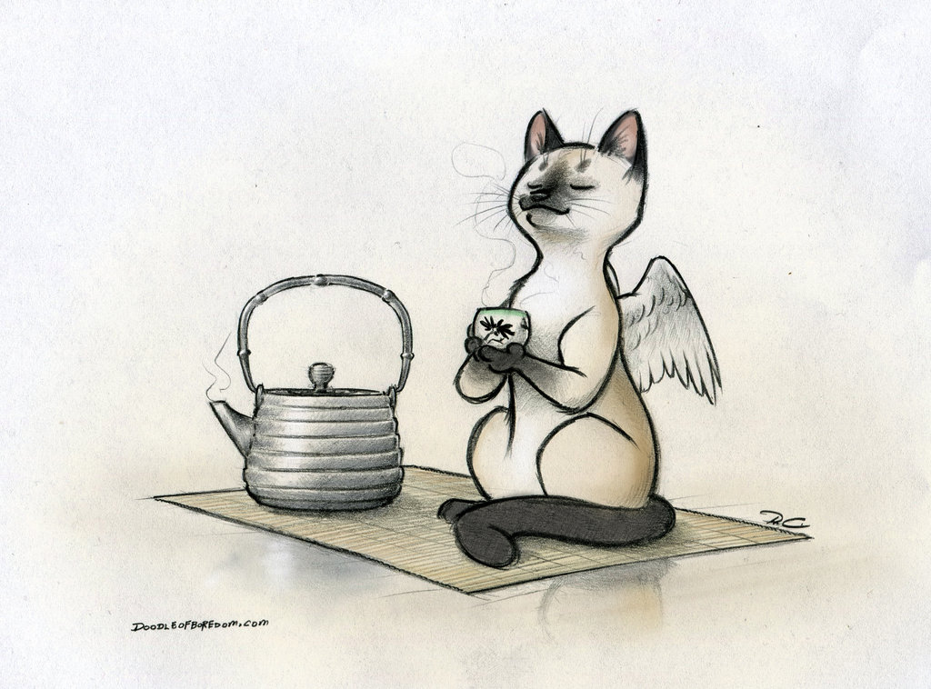 caffeine_cat_green_tea_by_robthedoodler-d6a48l0