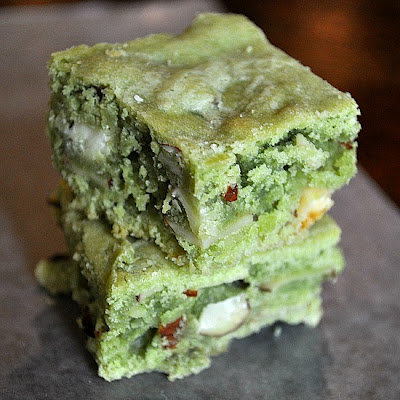 Green Tea White Chocolate Brownies