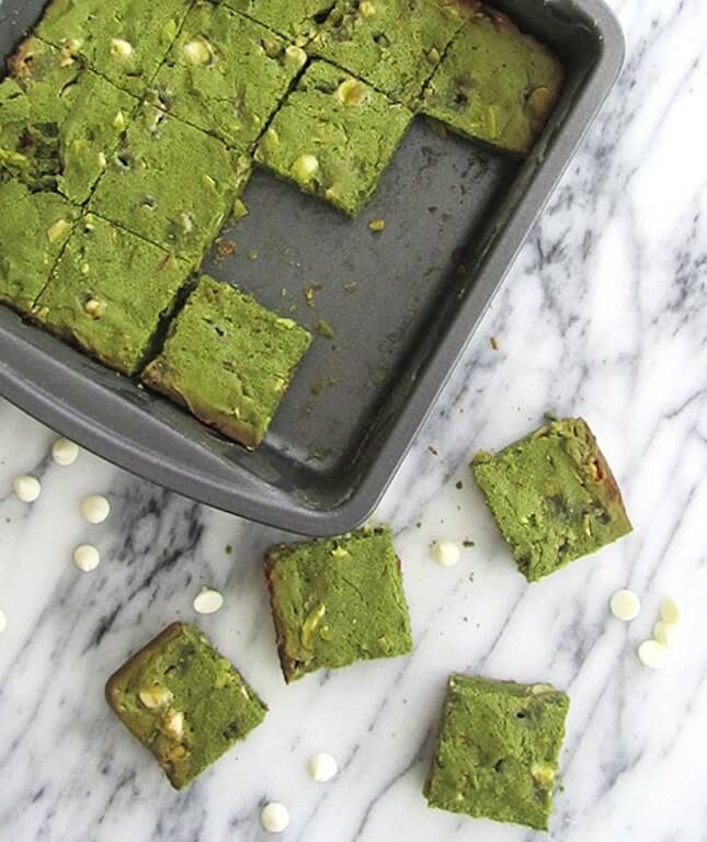 Matcha-Brownies
