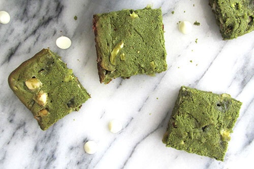 Matcha Green Tea Brownies
