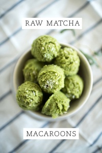 Raw Matcha Macaroons1