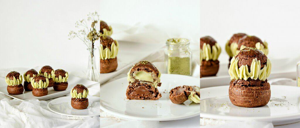 Matcha-Chocolate-Religieuse