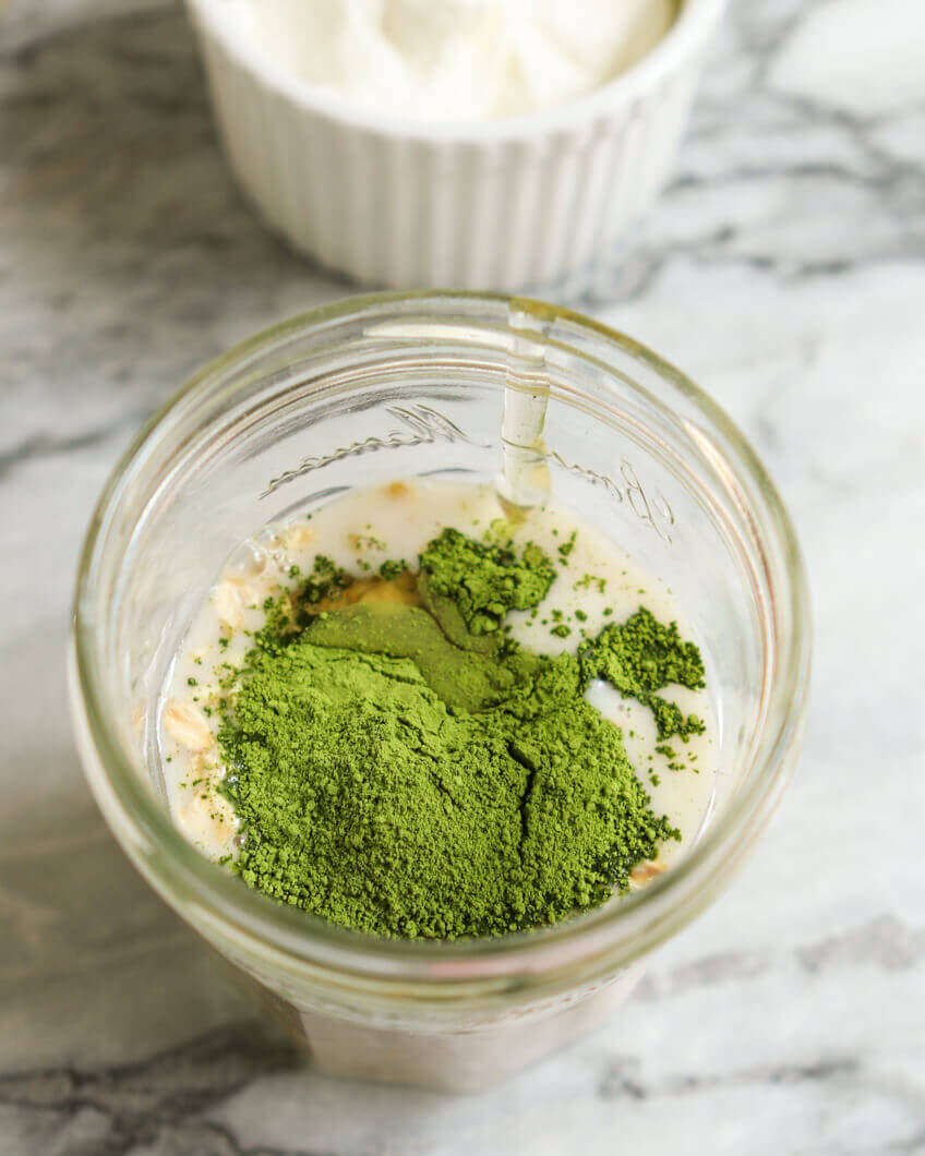 matcha-oatmeal-yogurt