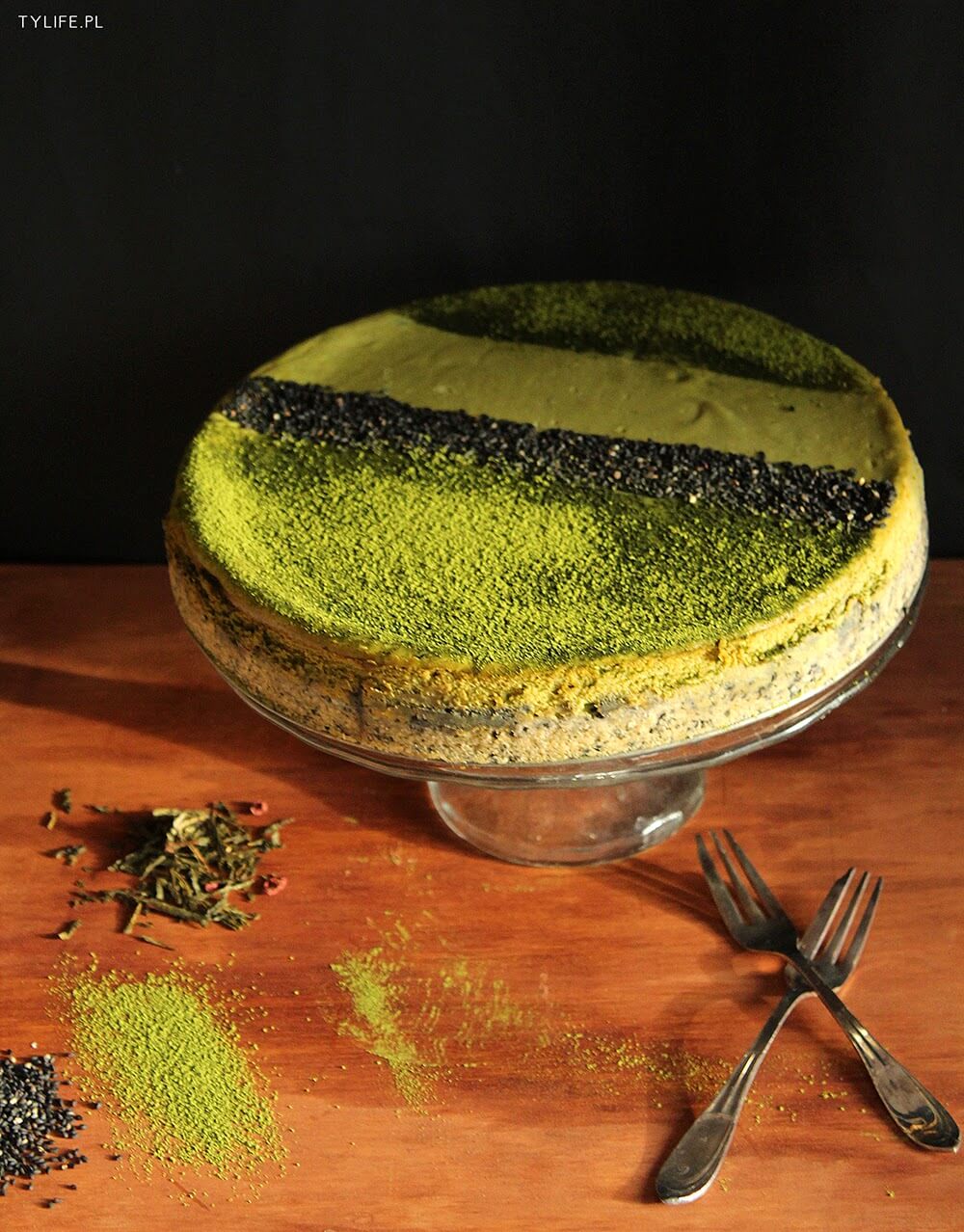 Matcha-Cheesecake