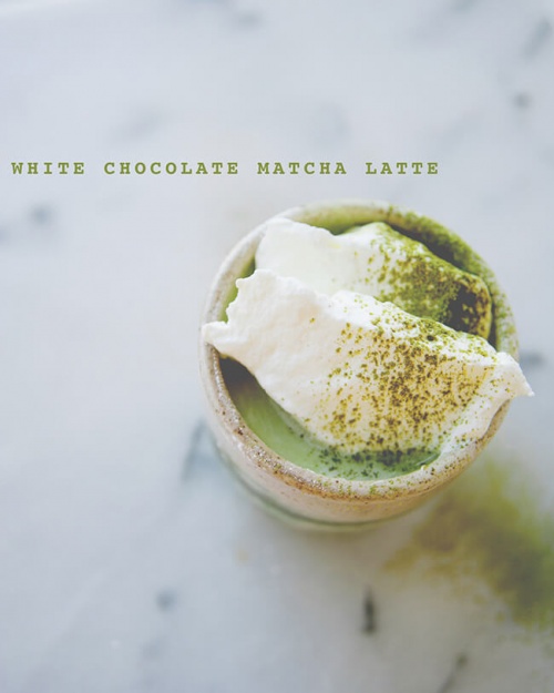 White Chocolate Matcha Latte